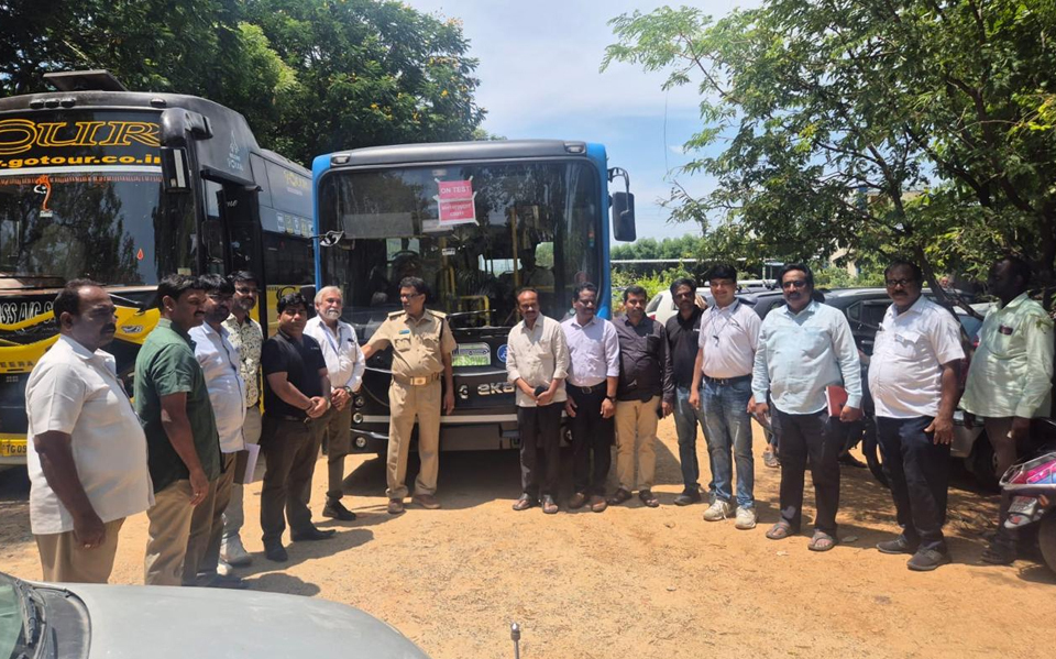 Thirumala - APSRTC GreenTransport | Electric bus trial run on Tirumala ghat road