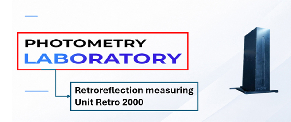 Retroreflection measuring Unit Retro 2000.