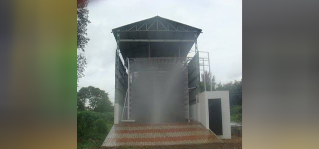Waterproofing/rain/shower test chamber